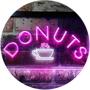 Donuts Coffee LED Light Sign - LED Gift Works