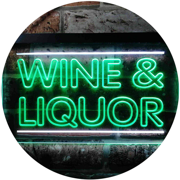 Wine Liquor LED Light Sign - Way Up Gifts