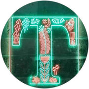 Family Name Letter T Monogram Initial LED Light Sign - LED Gift Works