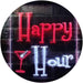 Happy Hour Cocktails Bar LED Light Sign - Way Up Gifts