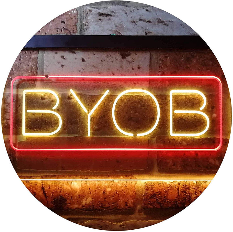 Bring Your Own Beer BYOB LED Light Sign - LED Gift Works