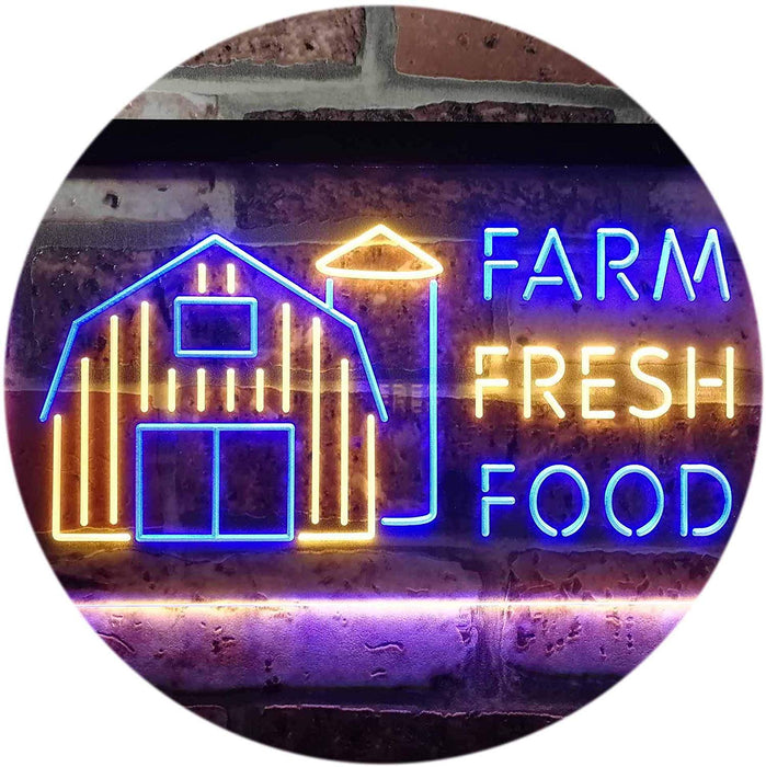 Farm Fresh Food LED Light Sign - Way Up Gifts