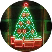 Christmas Tree Present Gifts LED Light Sign - LED Gift Works