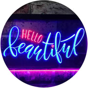 Hello Beautiful LED Light Sign - LED Gift Works