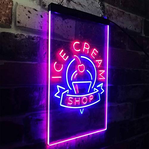 Ice Cream Shop LED Light Sign - Way Up Gifts