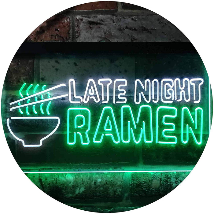 Japanese Food Late Night Ramen LED Light Sign - Way Up Gifts