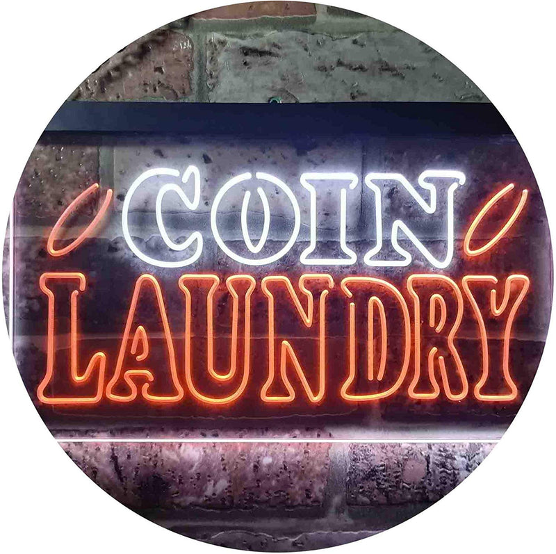 Laundromat Coin Laundry LED Light Sign - LED Gift Works