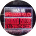 Open Door Policy Bring Beer Open Door LED Light Sign - Way Up Gifts
