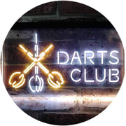 Darts Club LED Light Sign - LED Gift Works