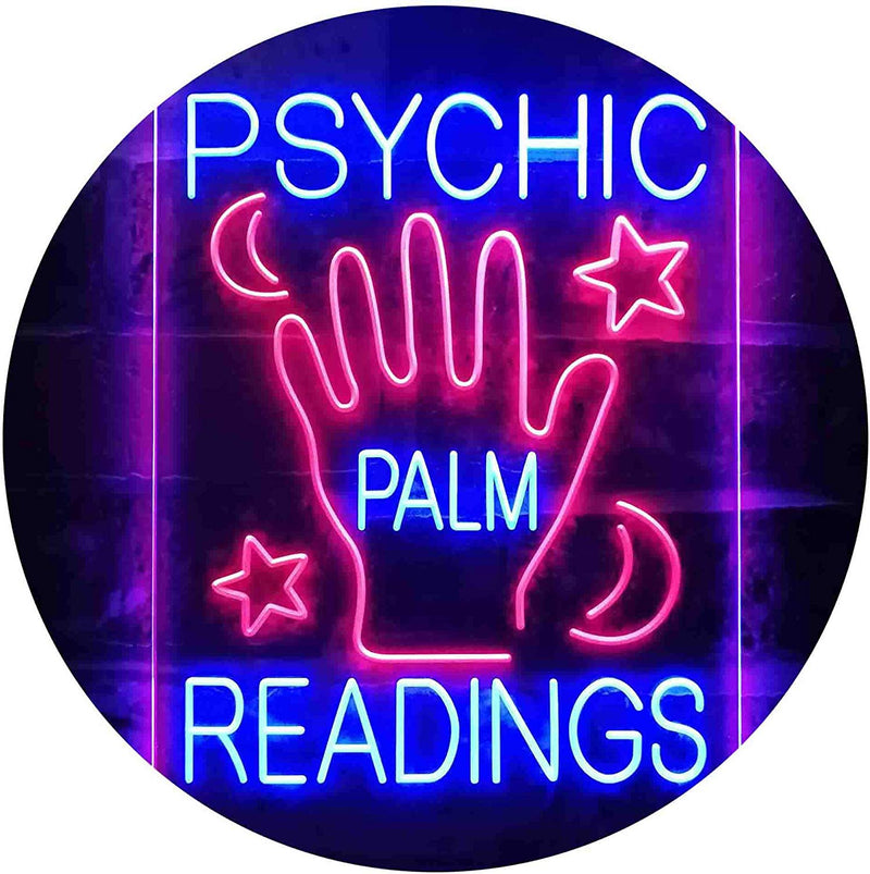 Fortune Teller Psychic Palm Readings LED Light Sign - LED Gift Works