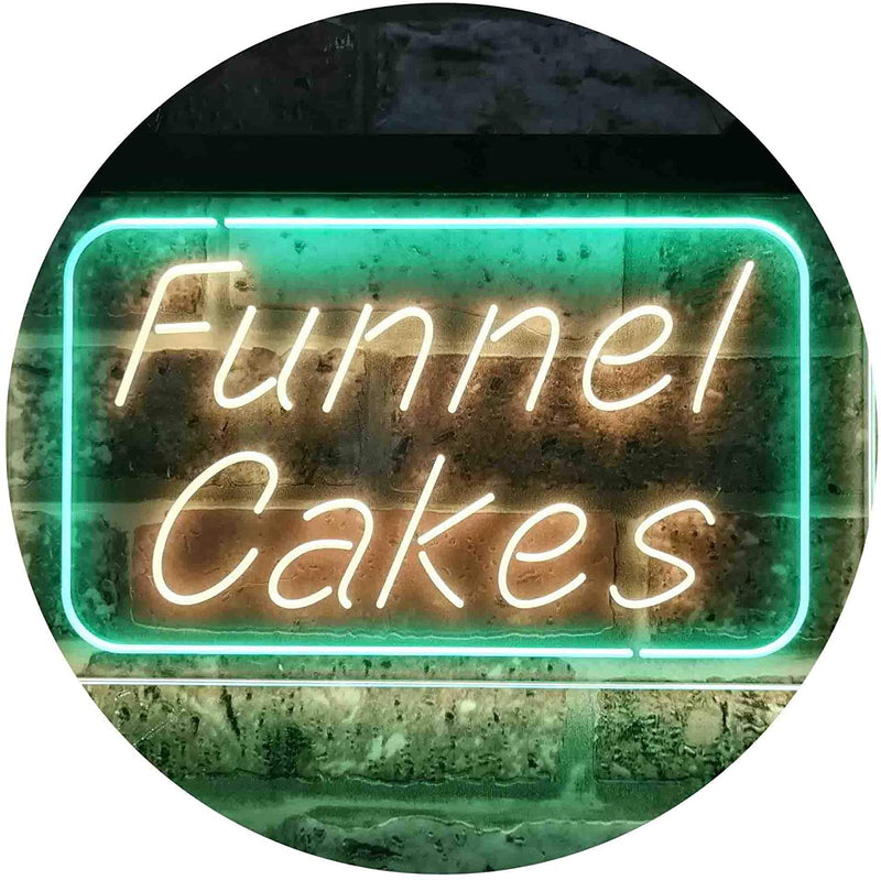 Funnel Cakes LED Light Sign - LED Gift Works