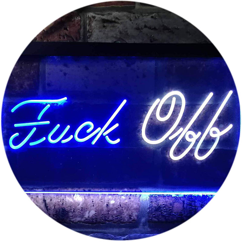 Fuck Off LED Light Sign - LED Gift Works