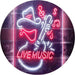 Cowboy Guitar Live Music LED Light Sign - Way Up Gifts