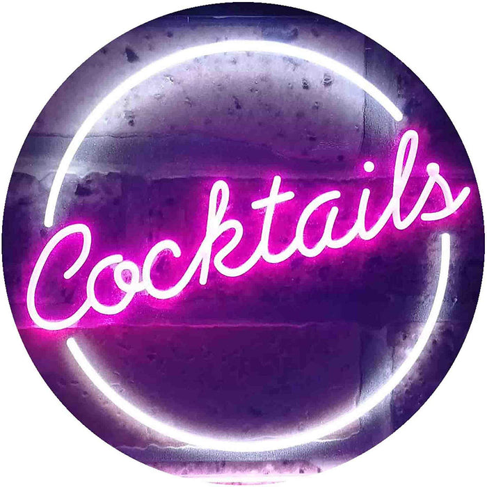 Cocktails Bar LED Light Sign - Way Up Gifts