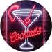 Cocktails Glass Bar Display LED Light Sign - Way Up Gifts