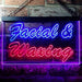 Facial Waxing LED Light Sign - Way Up Gifts