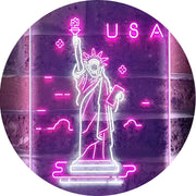 USA Statue of Liberty LED Light Sign - LED Gift Works