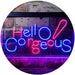 Beauty Shop Hello Gorgeous LED Light Sign - Way Up Gifts