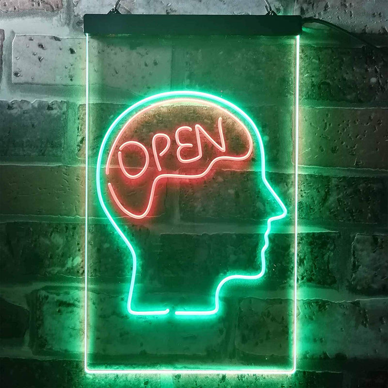Open Mind Brain Storming LED Light Sign - LED Gift Works