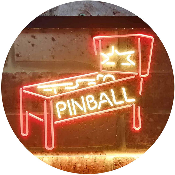 Pinball Game Room LED Light Sign - Way Up Gifts