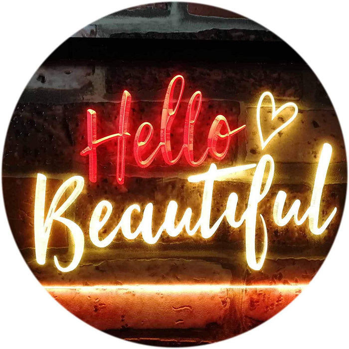 Hello Beautiful LED Light Sign - Way Up Gifts
