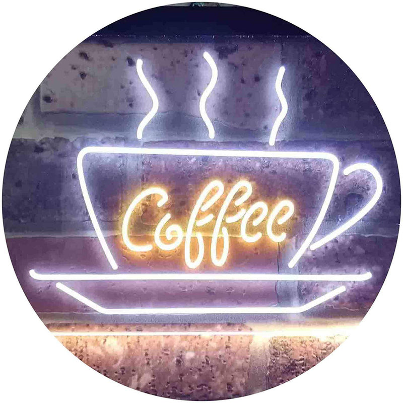 Coffee Cup LED Light Sign - LED Gift Works