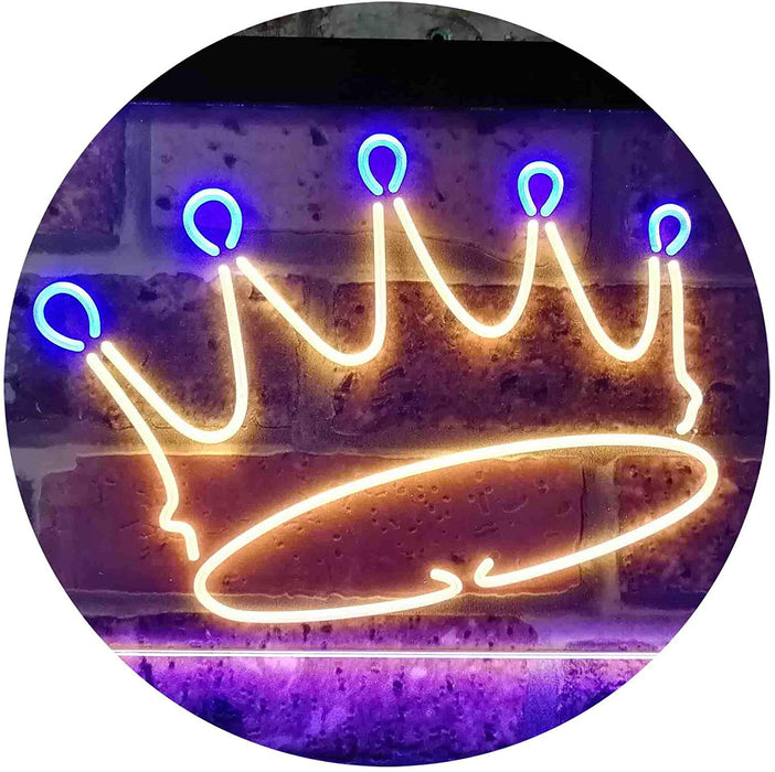 Princess Crown Girls Room Decor LED Light Sign - Way Up Gifts