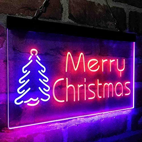 Merry Christmas Tree LED Light Sign - Way Up Gifts