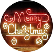 Merry Christmas Bulbs LED Light Sign - LED Gift Works