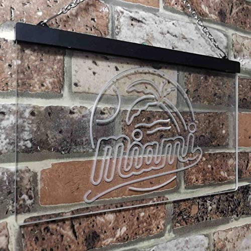 Miami Florida LED Light Sign - Way Up Gifts
