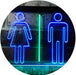 Men Women Bathroom Restroom LED Light Sign - Way Up Gifts