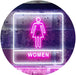 Women Bathroom Restroom LED Light Sign - Way Up Gifts
