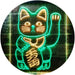 Maneki Neko Lucky Cat Welcome Japan LED Light Sign - Way Up Gifts