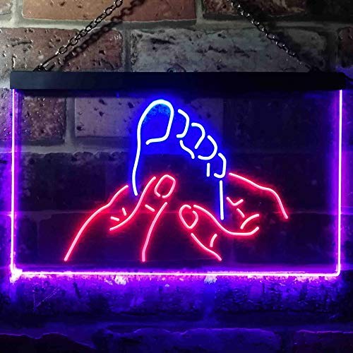 Foot Massage LED Light Sign - LED Gift Works
