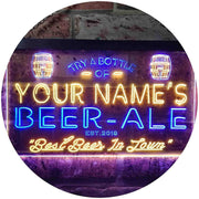 Personalized Home Brew Beer Ale Bar LED Light Sign - LED Gift Works