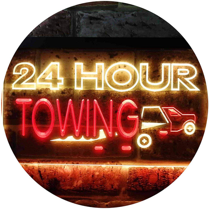 24 Hour Towing LED Light Sign - Way Up Gifts