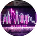 New York City Skyline Statue of Liberty LED Light Sign - Way Up Gifts