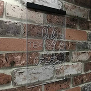 Cowboys Boots Texas Bar LED Light Sign - LED Gift Works