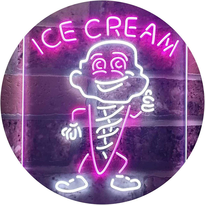 Ice Cream LED Light Sign - LED Gift Works