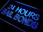 24 Hours Bail Bonds LED Light Sign - LED Gift Works