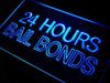 24 Hours Bail Bonds LED Light Sign - Way Up Gifts