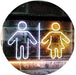 Men Women Bathroom Restroom LED Light Sign - Way Up Gifts