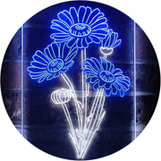 Daisy Flowers LED Light Sign - LED Gift Works