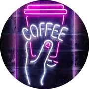 Coffee Cup To Go LED Light Sign - LED Gift Works