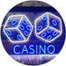 Dice Casino LED Light Sign - Way Up Gifts