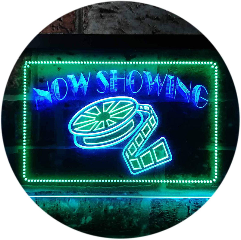 Movie Film Theater Now Showing LED Light Sign - LED Gift Works