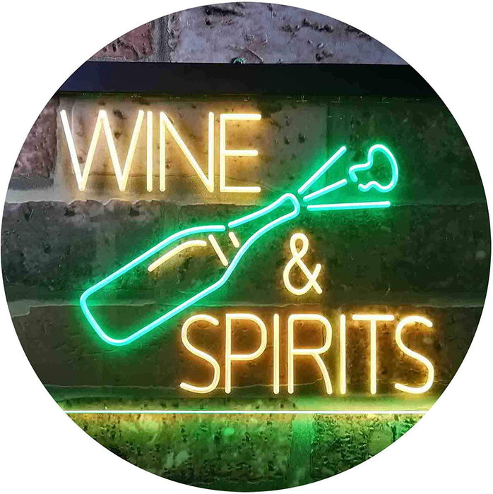 Wine and Spirits LED Light Sign - Way Up Gifts