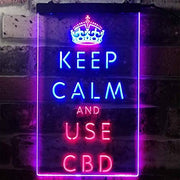 Keep Calm and Use CBD LED Light Sign - LED Gift Works