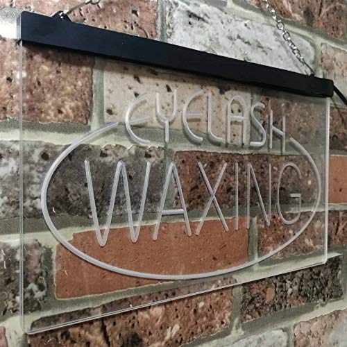 Beauty Salon Waxing Eyelash LED Light Sign - LED Gift Works