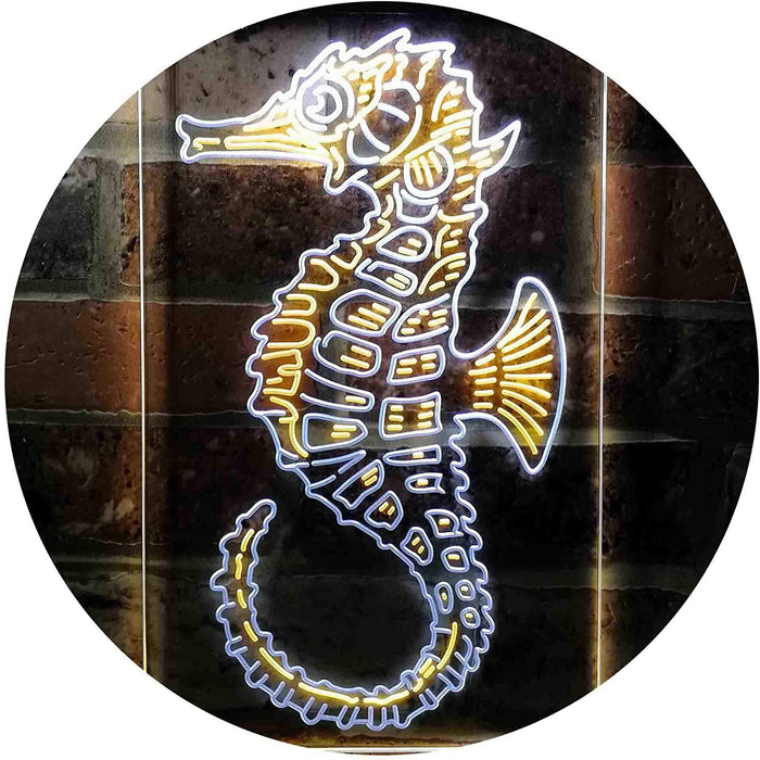 Ocean Decor Beach Seahorse LED Light Sign - Way Up Gifts
